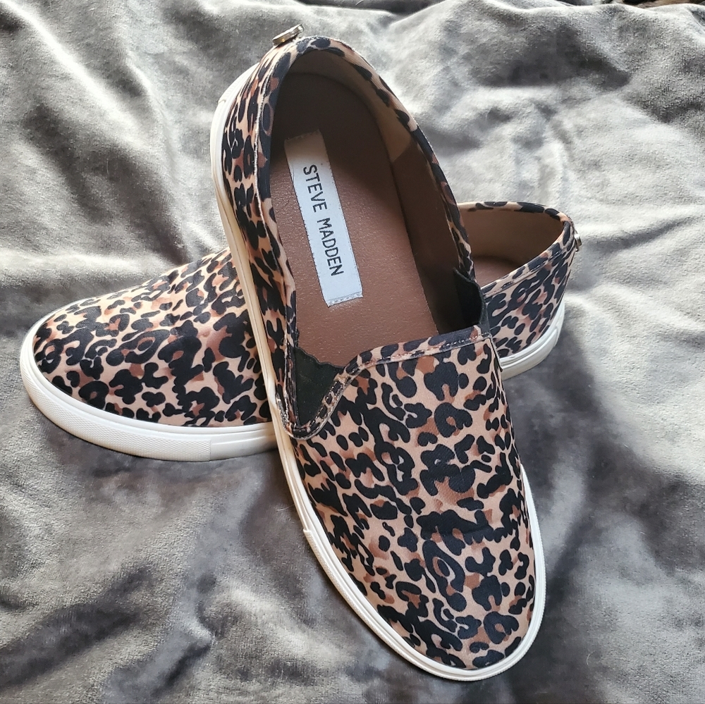 Steve Madden Leopard Sneakers